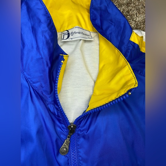 Vintage 1990’s Sergio Tacchini Windbreaker Track Jacket Men’s Size MEDIUM - Picture 7 of 8
